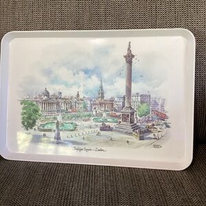 Vintage Melamaster Melamime Tray Trafalagar Square London Kenneth Bromley